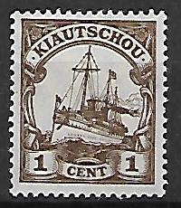KOLONIE NIEMIECKIE KIAUTSCHOU MI.28*