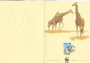 KARNET WWF ŻYRAFY KENIA