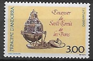 SZTUKA ANDORRA FRANCUSKA MI.413**