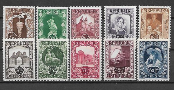 ARCHITEKTURA AUSTRIA MI.812-821**