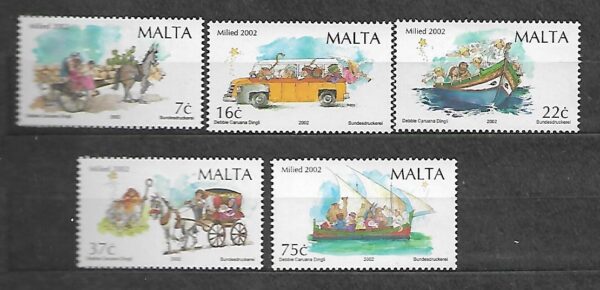 BOŻE NARODZENIE MALTA MI.1248-1252**