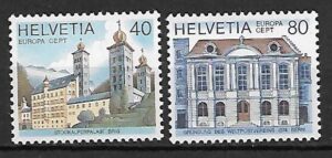 EUROPA CEPT SZWAJCARIA MI.1128-1129**