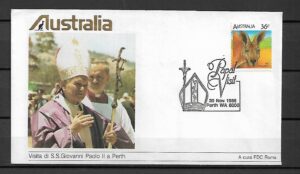 WIZYTA JANA PAWŁA II AUSTRALIA-PERTH KOPERTA