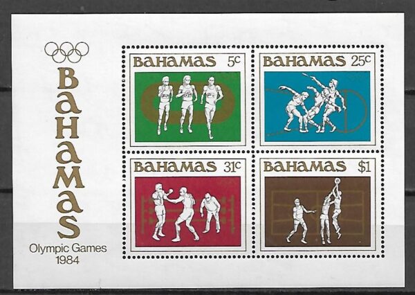 OLIMPIADA LETNIA BAHAMY MI.BL.42**