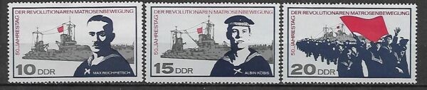 MARYNISTYKA DDR MI.1308-1310**