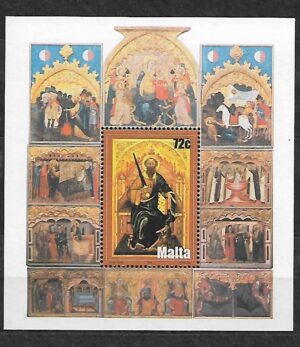 MALARSTWO MALTA MI.BL.27**