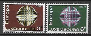 EUROPA CEPT LUXEMBURG MI.807-808**