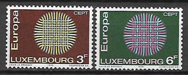 EUROPA CEPT LUXEMBURG MI.807-808**