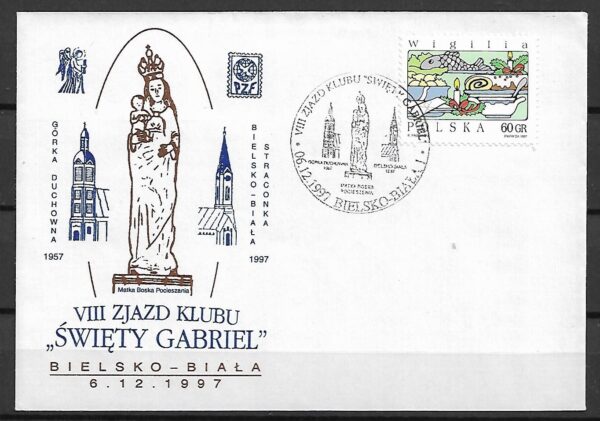 KOPERTA VIII ZJAZD KLUBU ŚWIĘTY GABRIEL BIELSKO-BIAŁA