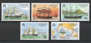 MARYNISTYKA GUERNSEY MI.408-412**