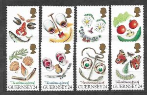 POZDROWIENIA GUERNSEY MI.662-669**