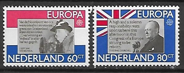 EUROPA CEPT HOLANDIA MI.1168-1169**
