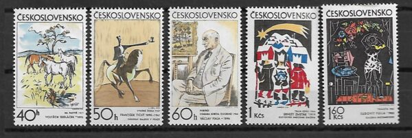 MALARSTWO CZECHOSŁOWACJA MI.2060-2064**