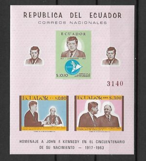 J.F.KENNEDY EKWADOR MI.BL.44**