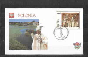 WIZYTA JANA PAWŁA II POLSKA-ŁOMŻA KOPERTA
