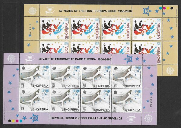 EUROPA CEPT ALBANIA MI.ARK.3045-3046**