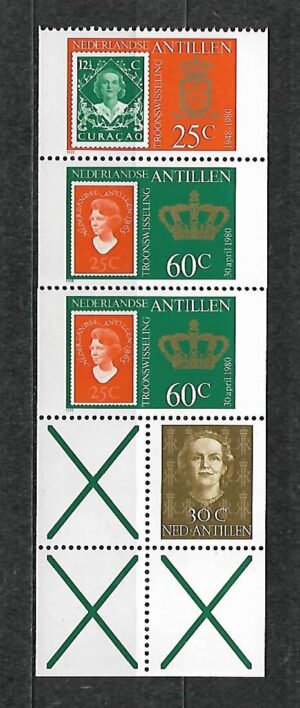 DZIEŃ ZNACZKA ANTYLLE HOLENDERSKIE MI.417-418c**
