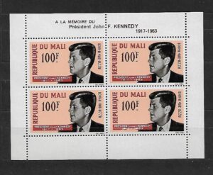 J.F.KENNEDY MALI MI.BL.3**