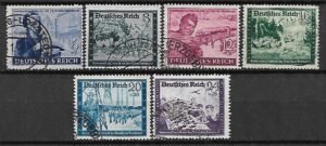 NIEMCY RZESZA MI.888-893 KASOWANY