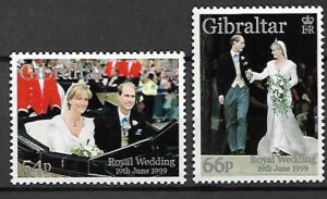 ŚLUB GIBRALTAR MI.893-894**