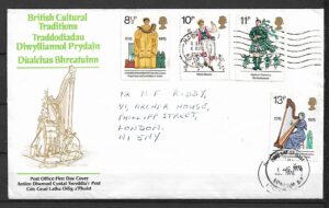FDC MUZYKA ANGLIA MI.715-718 NR 1