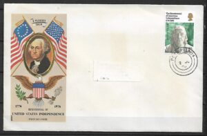 FDC SŁWANI LUDZIE ANGLIA MI.710 NR 1