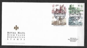 FDC ZAMKI ANGLIA MI.1174-1177 NR 1