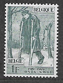 INWALIDA WOJENNY BELGIA MI.1567**