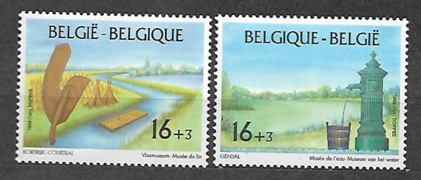 WODA  BELGIA MI.2634-2635**