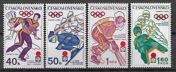 OLIMPIADA ZIMOWA CZECHOSŁOWACJA MI.2050-2053**