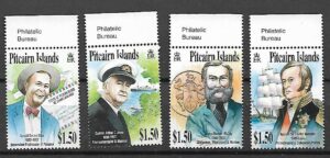 SŁAWNI LUDZIE PITCAIRN MI.605-608**