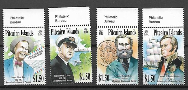 SŁAWNI LUDZIE PITCAIRN MI.605-608**