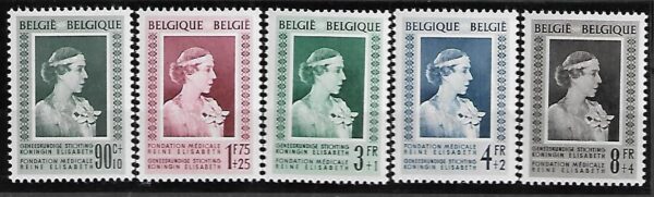SŁAWNI LUDZIE BELGIA MI.909-913**