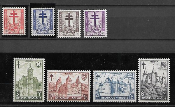 WALKA Z GRUŹLICĄ BELGIA MI.914-921**