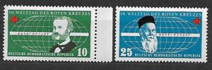 CZERWONY KRZYŻ DDR MI.572-573**