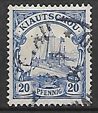 KOLONIE NIEMIECKIE KIAUT-SCHOU MI.8 KASOWANY
