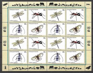 GATUNKI ZAGROŻONE WYGINIĘCIEM ONZ NOWY YORK MI.ARK.1137-1140**