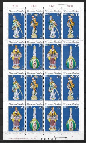 PORCELANA DDR MI.ARK.2468-2471**