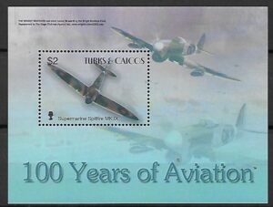 STO LAT LOTNICTWA  TURKS I CAICOS MI.BL.224**