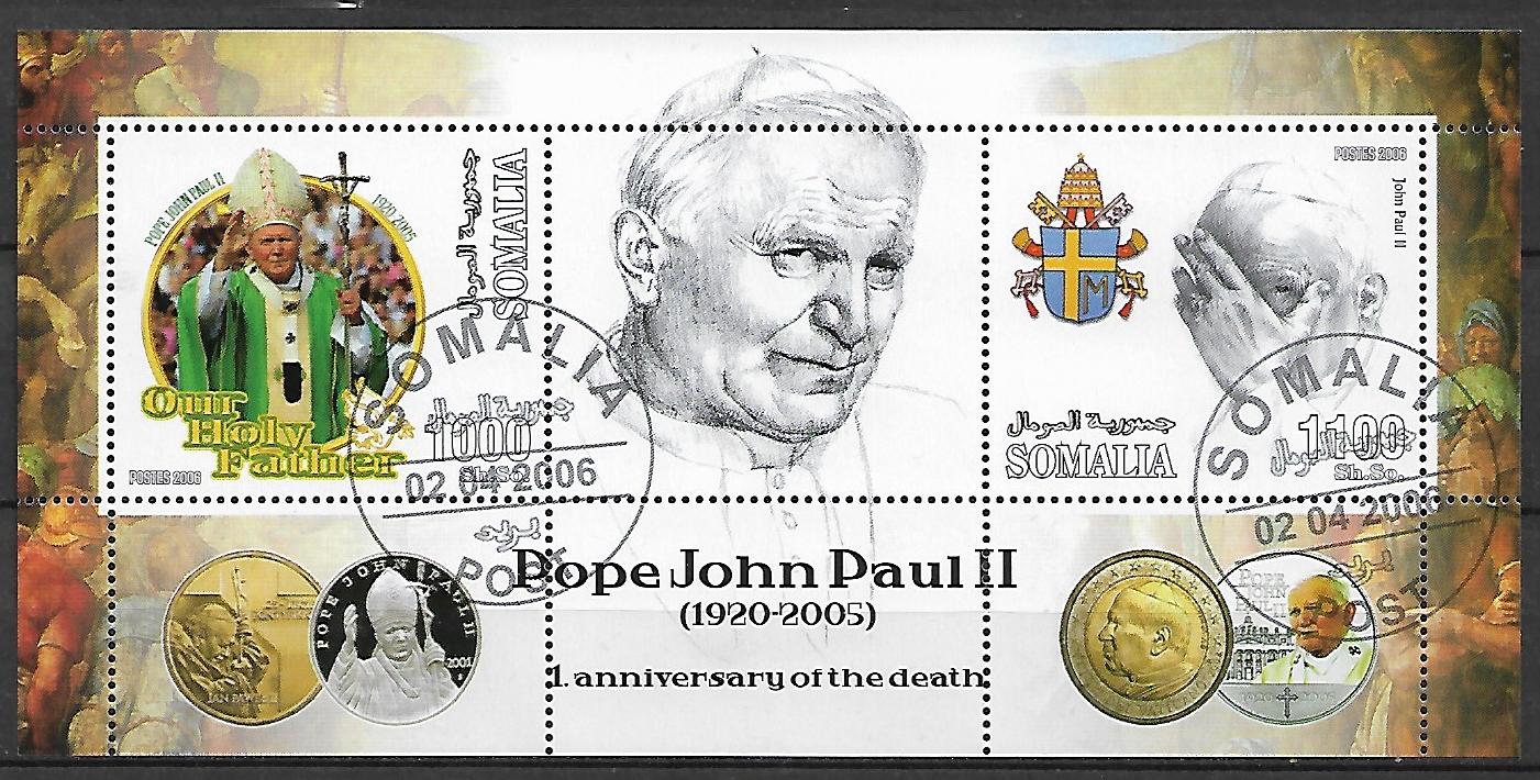 JAN PAWEŁ II SOMALIA WYDANIE PRYWATNE KASOWANY
