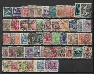 ZESTAW ZNACZKÓW POLSKA PRZEDWOJENNA NR 12