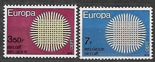 EUROPA CEPT BELGIA MI.1587-1588**