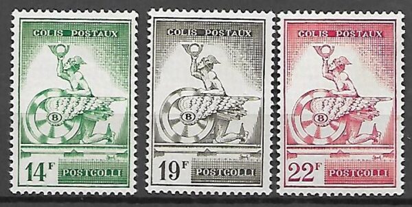 ZNACZKI PAKIETOWE BELGIA MI.47-49**