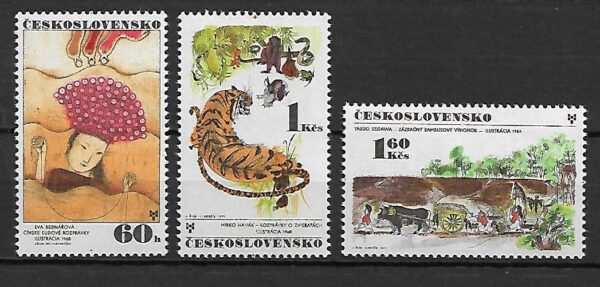 ILUSTRACJE CZECHOSŁOWACJA MI.2029-2031**