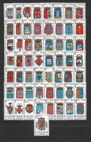 HERBY HISZPANIA MI.1-57** KOMPLET