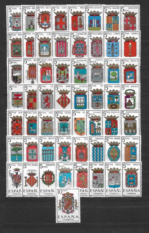 HERBY HISZPANIA MI.1-57** KOMPLET
