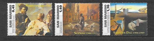 MALARSTWO SAN MARINO MI.2172-2174**