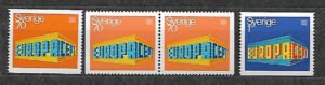 EUROPA CEPT SZWECJA MI.634-635A/D**