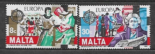 EUROPA CEPT MALTA MI.661-662**