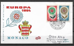 EUROPA CEPT MONAKO MI.782-783 FDC